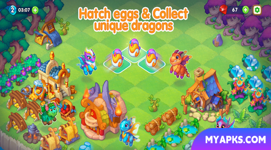 Dragon Magic: Merge Land