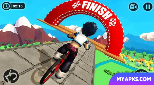 Fearless BMX Rider