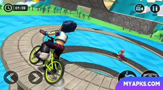 Fearless BMX Rider