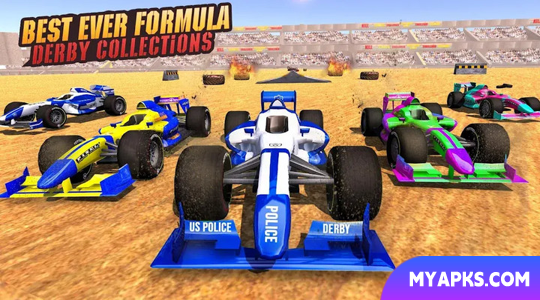 Police Formula Car Derby Games
