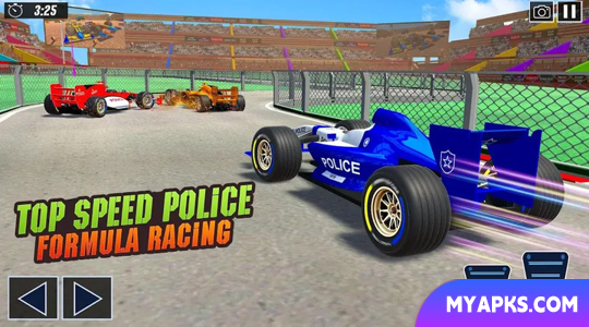 Police Formula Car Derby Games