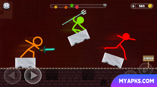 Stickman Parkour Race & Jump