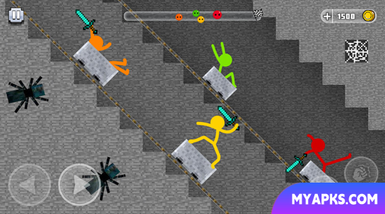 Stickman Parkour Race & Jump