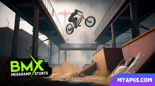 BMX Megaramp Stunts