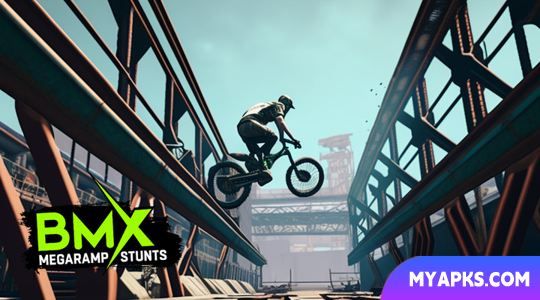 BMX Megaramp Stunts