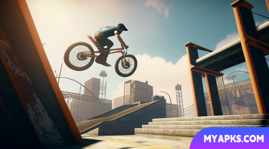 BMX Megaramp Stunts