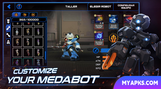 MEDABOTS: Card Battle RPG Game