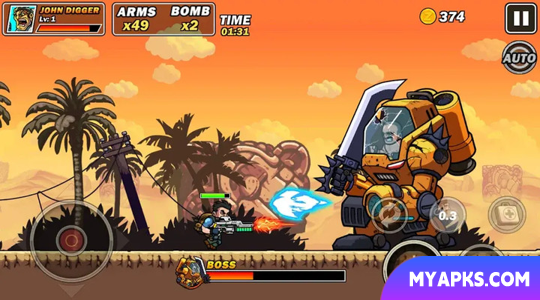 Metal Ranger War Shooting Game