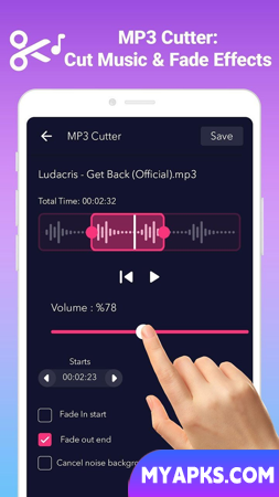 AudioApp MP3 Cutter Ringtone Maker Voice Changer
