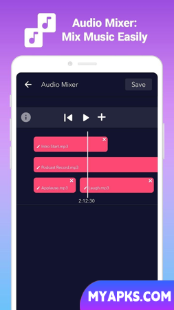 AudioApp MP3 Cutter Ringtone Maker Voice Changer