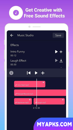 AudioApp MP3 Cutter Ringtone Maker Voice Changer