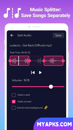 AudioApp MP3 Cutter Ringtone Maker Voice Changer