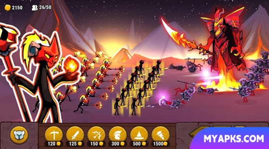 Stickman War: Stick Fight Army 