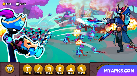 Stickman War: Stick Fight Army 