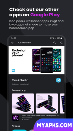 Caelus: linear icon pack