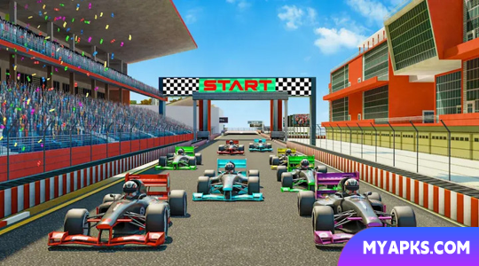 Formula Car Tracks: Car Games