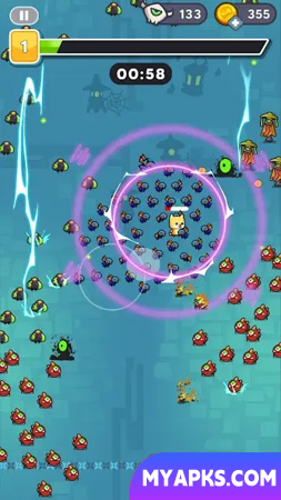 Dog Survivor: Battle Bee.io
