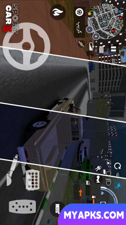 Sport car 3 : Taxi Police - drive simulator