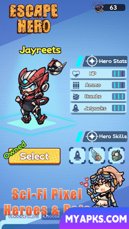 Escape Hero - Puzzle Pixel RPG