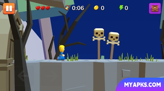 Girl Dragon Adventures classic action platformer