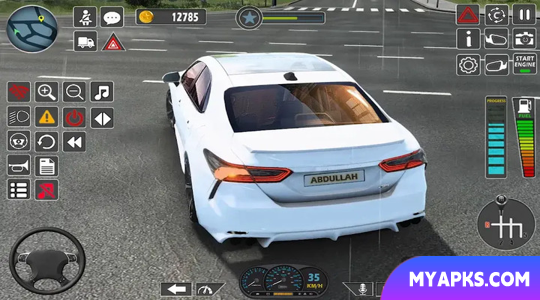 Modern Car School Driving Game