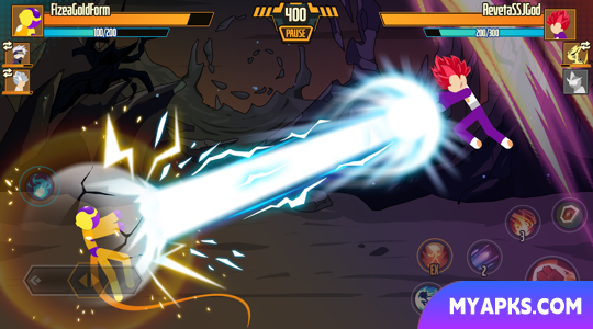 Stickman Dragon Fight - Super 