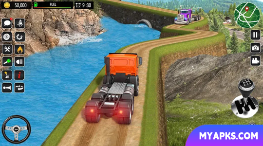 Mountain Truck Driving Games