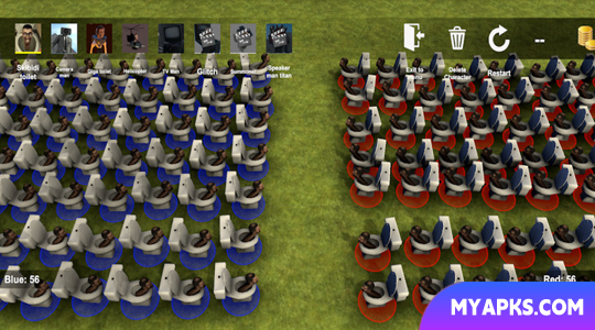 Toilet War Sandbox: Simulator