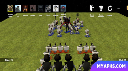 Toilet War Sandbox: Simulator