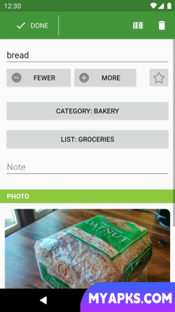 Our Groceries Shopping List
