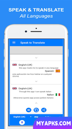 Speak and Translate All languages Voice Translator