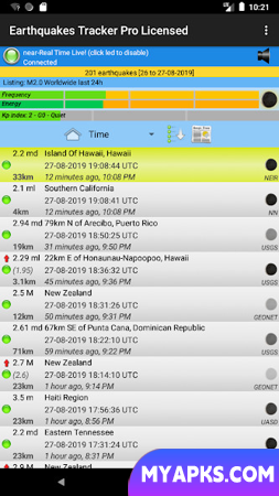 Earthquakes Tracker Pro