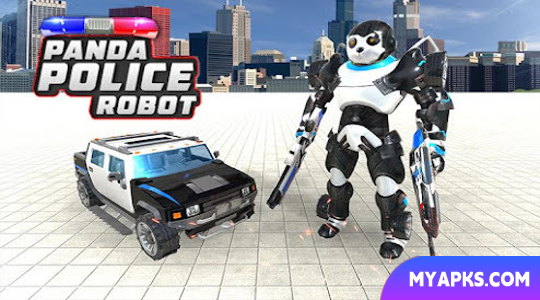 Panda Robot Cop Car Transform