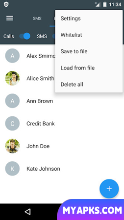 Calls Blacklist - Call Blocker