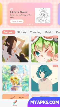 Anime Paint - Color By Number