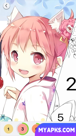 Anime Paint - Color By Number