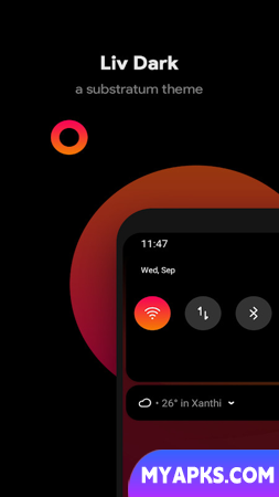 Liv Dark – Substratum Theme