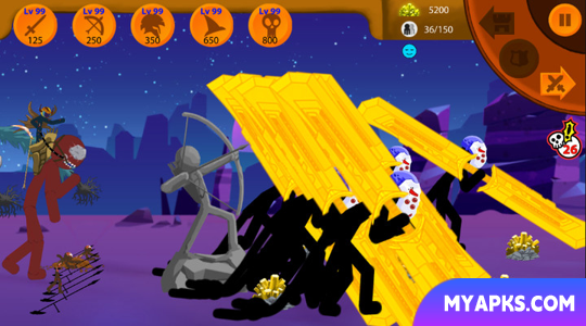 Stickman War : Defense Battle