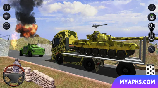 Army Delivery Truck Games 3D