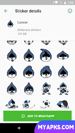 UNDERTALE and DELTARUNE stickers for WhatsApp