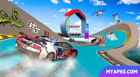 Mega Ramp Car Racing Car Games
