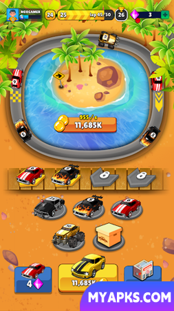 Merge Muscle Car: Cars Merger 