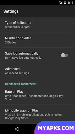 Headspeed Tachometer
