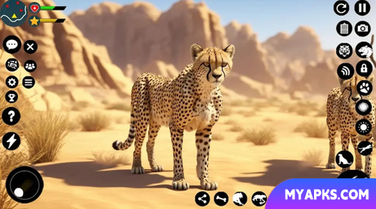 Wild Cheetah Family Simulator