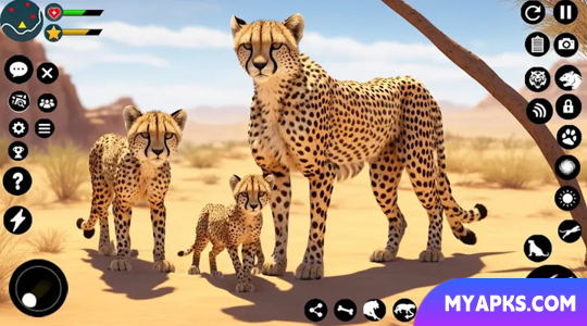 Wild Cheetah Family Simulator