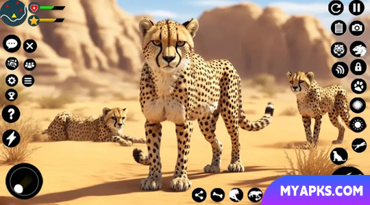 Wild Cheetah Family Simulator