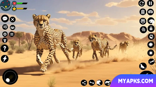 Wild Cheetah Family Simulator