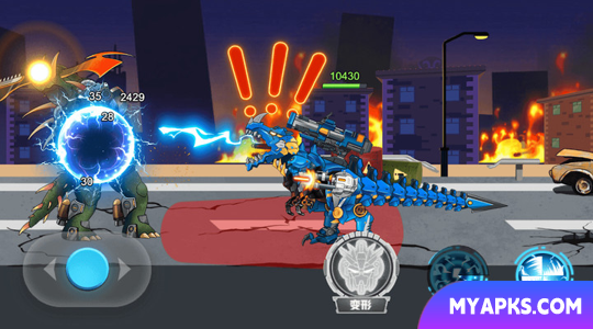 Dino Robot vs Zombies - Mech