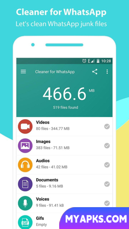 Cleaner for WhatsApp