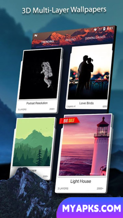 3D Wallpaper Parallax - 4D Backgrounds